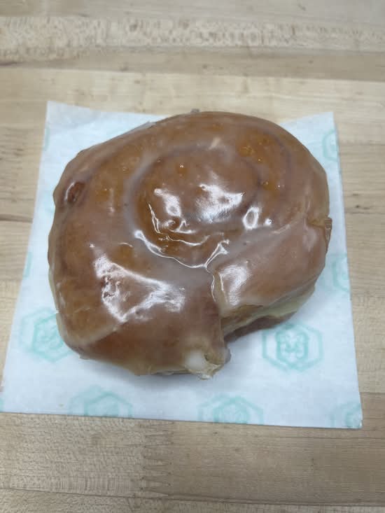 Glazed Cinnamon Bun