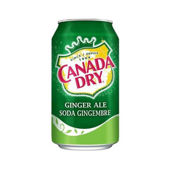 Canette  Canada dry ginger Ale