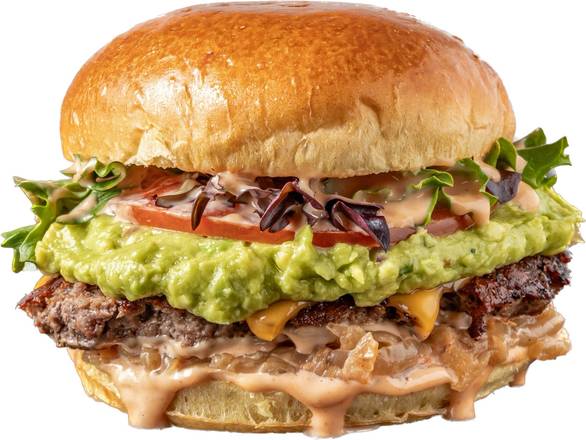 Burger guacamole