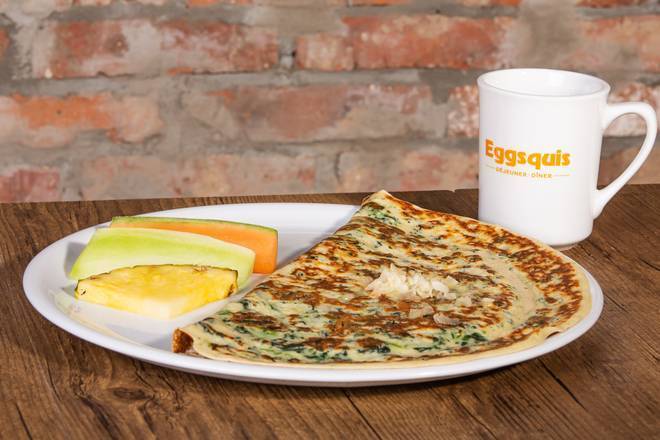 Crepe Épinards et cheddar / Spinach and Cheddar crepe