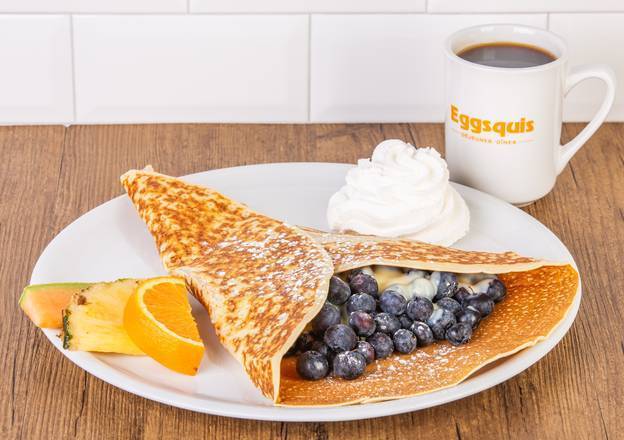 Crepe bleuets / Blueberry crepe