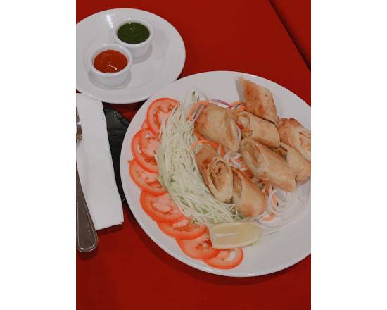 Vegetarian Spring Roll (Indian Style)