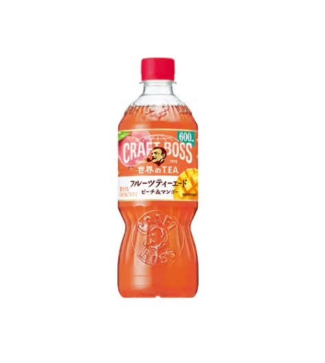 SUNTORY CRAFT BOSS FRUIT TEA - PEACH MANGO FLAVOR
