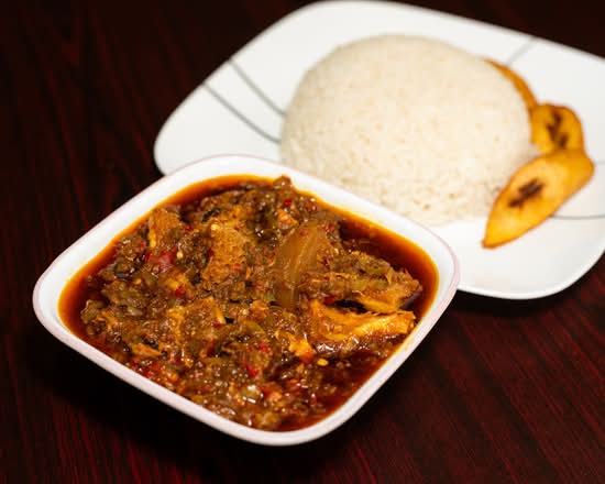 Ayamase with White Rice and Egg
