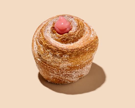 Strawberry & Kreme Cruffin