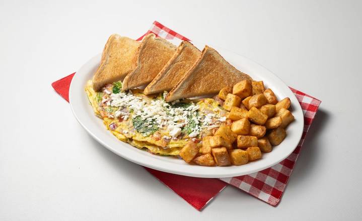 Spinach & Feta Omelette*
