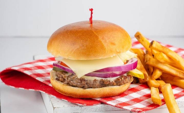 Swiss Mushroom Burger*