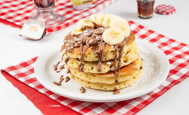Chocolate Banana Pancakes*