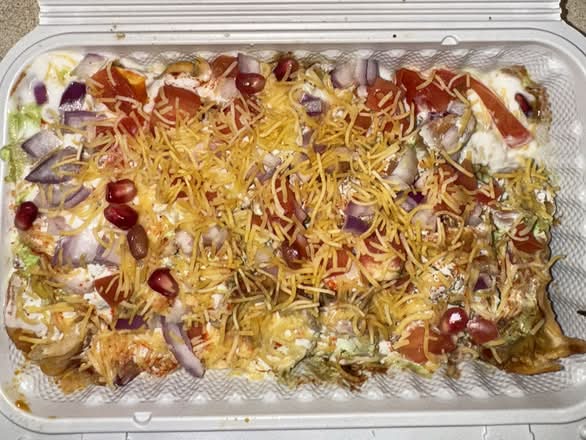 Vegetable Samosa Chat