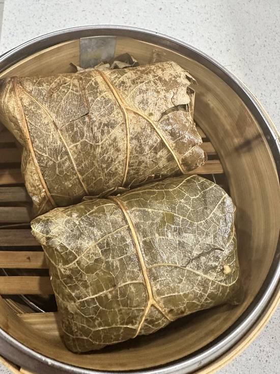 Sticky Rice with Lotus Leaf