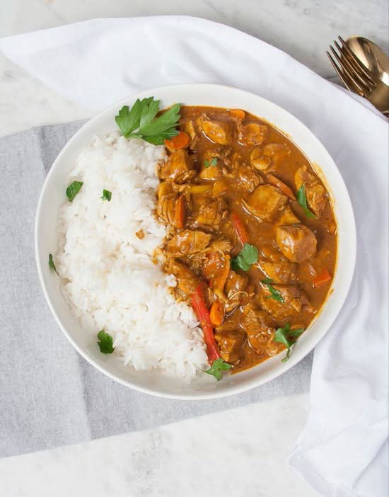 Chicken Curry Rice Bowl