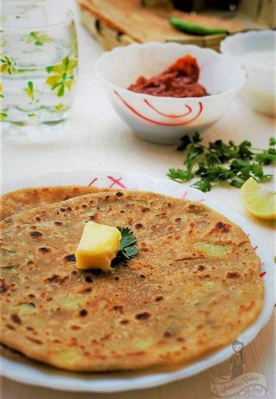 stuffed prantha 2pc
