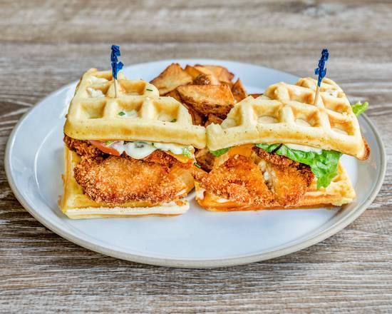 Chicken Waffle Sandwich
