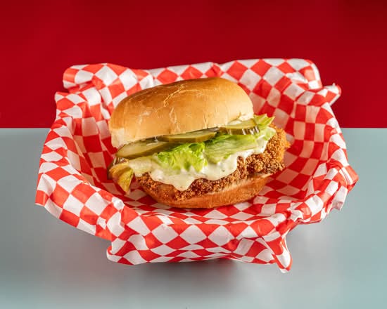 "KFC" Kadosh Fried Chicken Burger