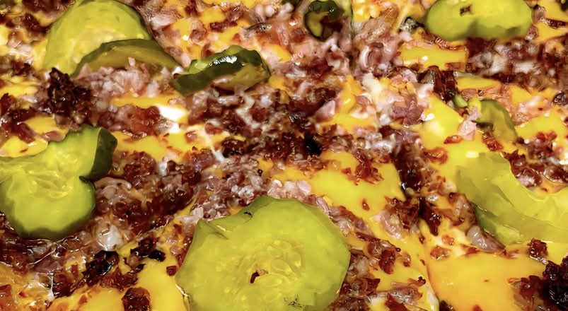 9" Small Bacon Cheeseburger Pizza