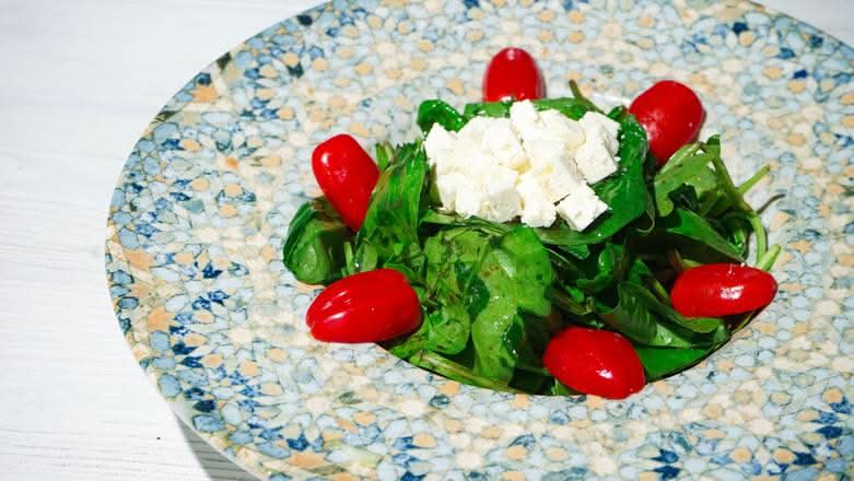 Arugula and Spinach Salad