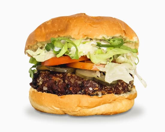 YAM & BLACK BEAN BURGER