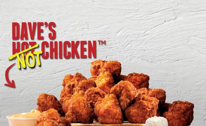 Dave's NOT Chicken Bites Hot box