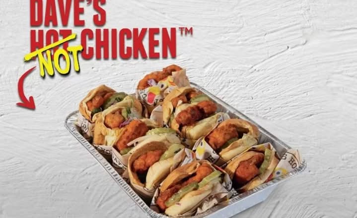 Dave's NOT Chicken Sliders Hot box