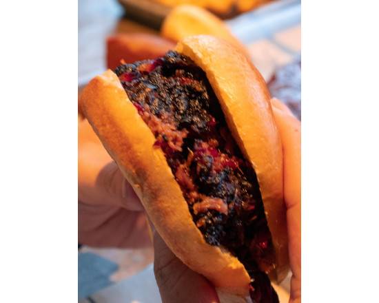 Chopped Beef Brisket Sandwich