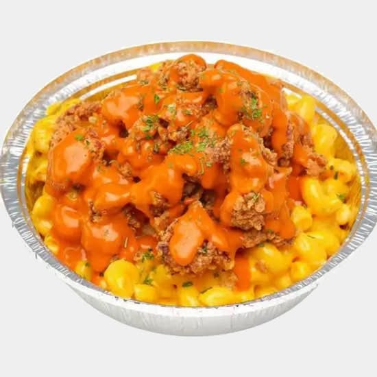 Mac & Cheese MP Buffalo avec Filets de Poulet / MP Buffalo Mac & Cheese with Chicken Filets