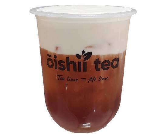 Cheese Foam Black Tea, large