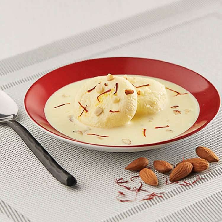 Chilled Kesar Rasmalai