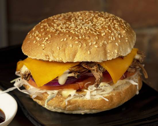 Burger with Braised Beef