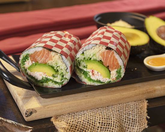 Salmon Sushi Burrito