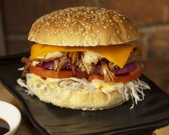 Burger with Braised Pork