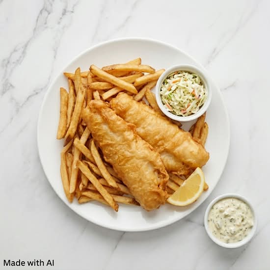 2PC Alaskan Pollock and Chips