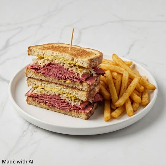 Pastrami on Rye and Fries