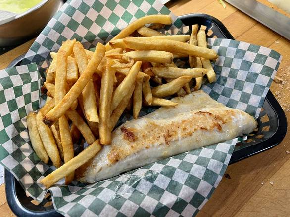 1Pc Grilled Pickerel and Fries