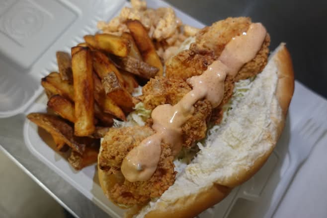 Shrimp Po Boy Platter