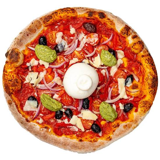 PIZZA PESTO BURRATA /PIZZA BURRATA PESTO