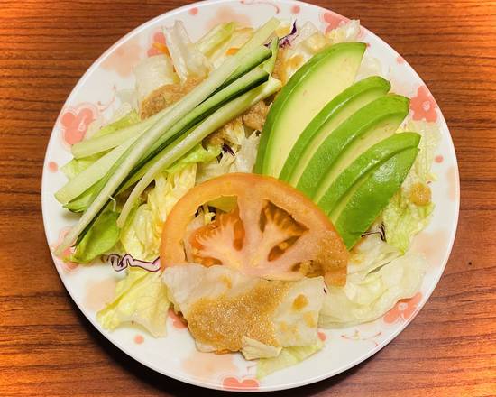 House Salad with Ginger Dressing