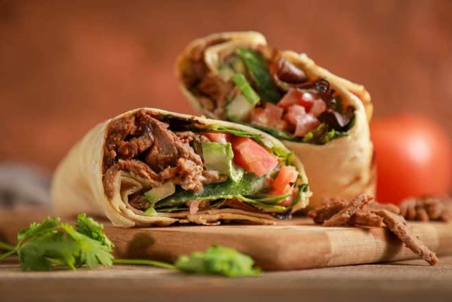 Beef Shawarma Wrap
