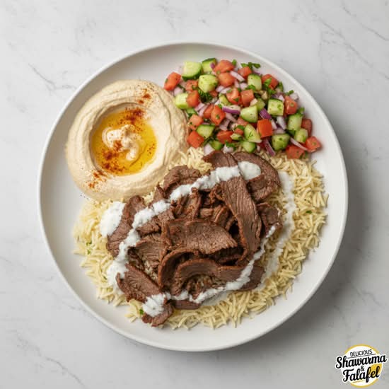 Beef Shawarma Platter