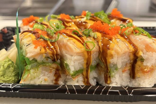 Salmon Aburi Roll(8pcs)