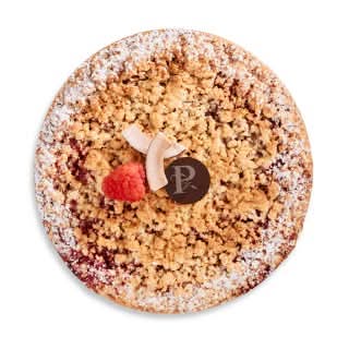 Tarte amandes-framboises et coco / Almond-Raspberry and Coconut Pie