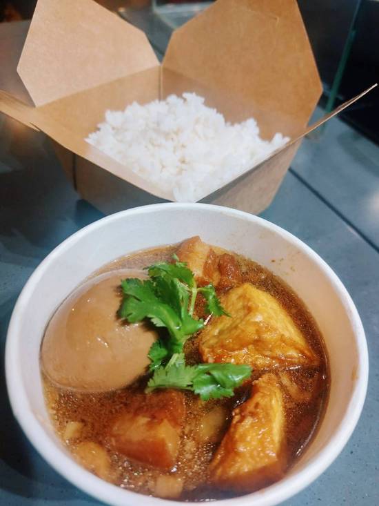 Braised Pork Belly with Rice