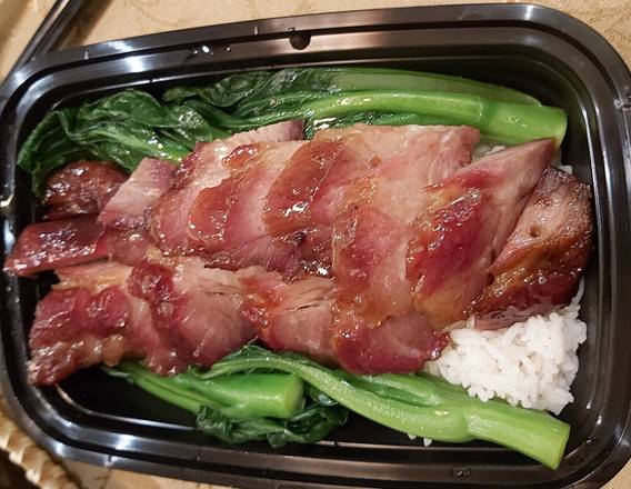 BBQ Pork with Steamed Rice