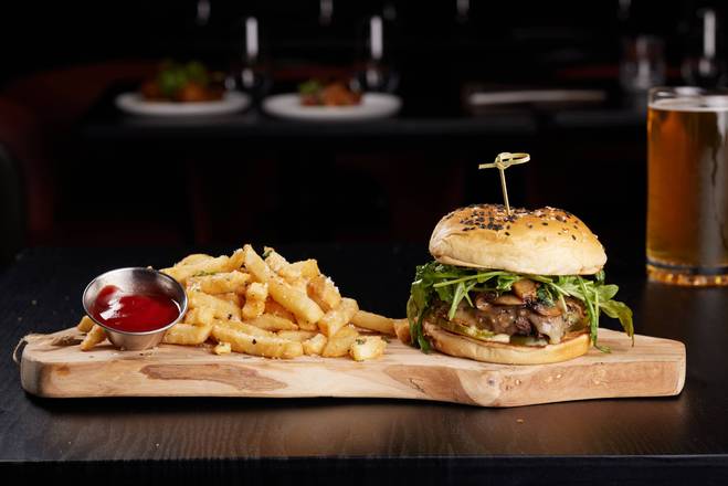 Truffle Mushroom Burger