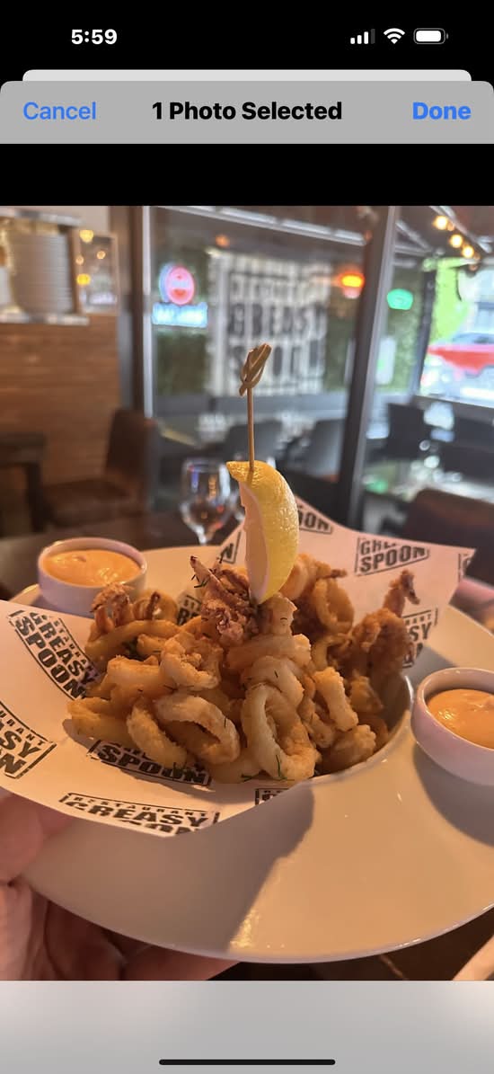 Calmars Croustillants/ Crispy Squids