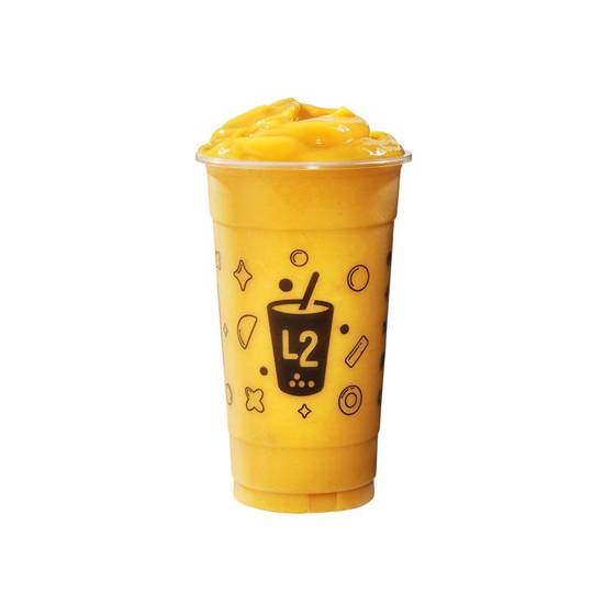Frappé  Ananas, Mangue et Pêche / Pineapple, Mango and Peach Smoothie