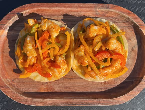 Fajitas Shrimp Taco