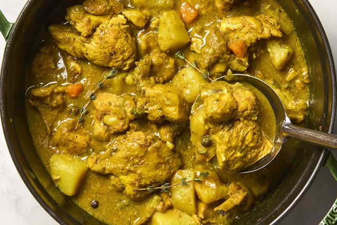 Bone-in Curry Chicken (Portion)