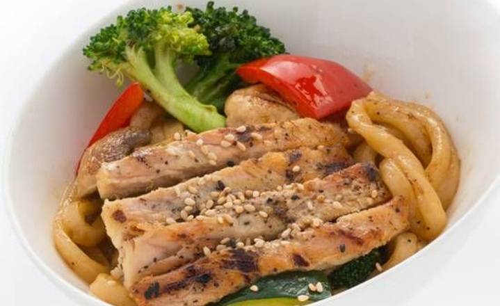 N05. Pan Fried Chicken Udon