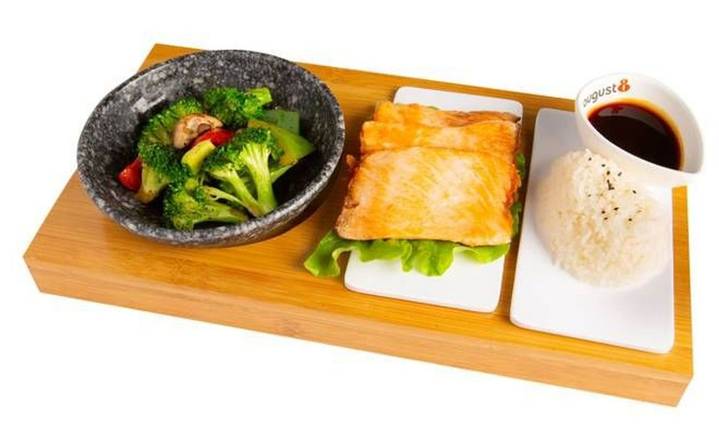 T04. Salmon Teriyaki Entrée