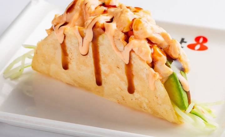K02. Spicy Tuna Taco (2 Pcs)